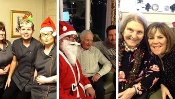 Christmas party is a roaring success for Congleton care home